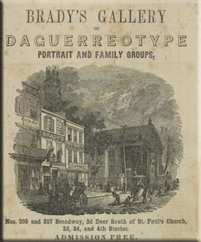 Brady's Daguerreotype Gallery on Broadway
